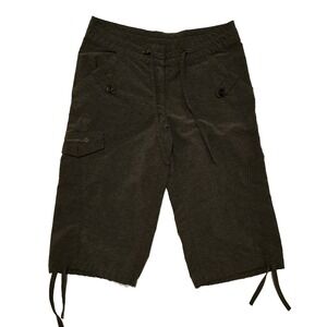 Merrell Cargo Shorts Women's Sz 2 Hiking Outdoor Camping Opti Wick UPF 50 Gray